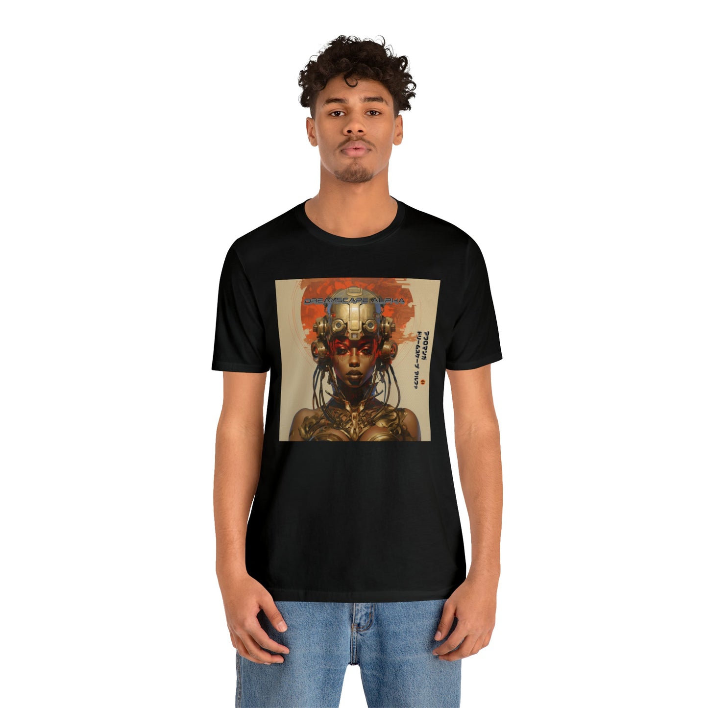 Dreamscape Alpha Unisex Jersey Short Sleeve Tee - Afro-Manga