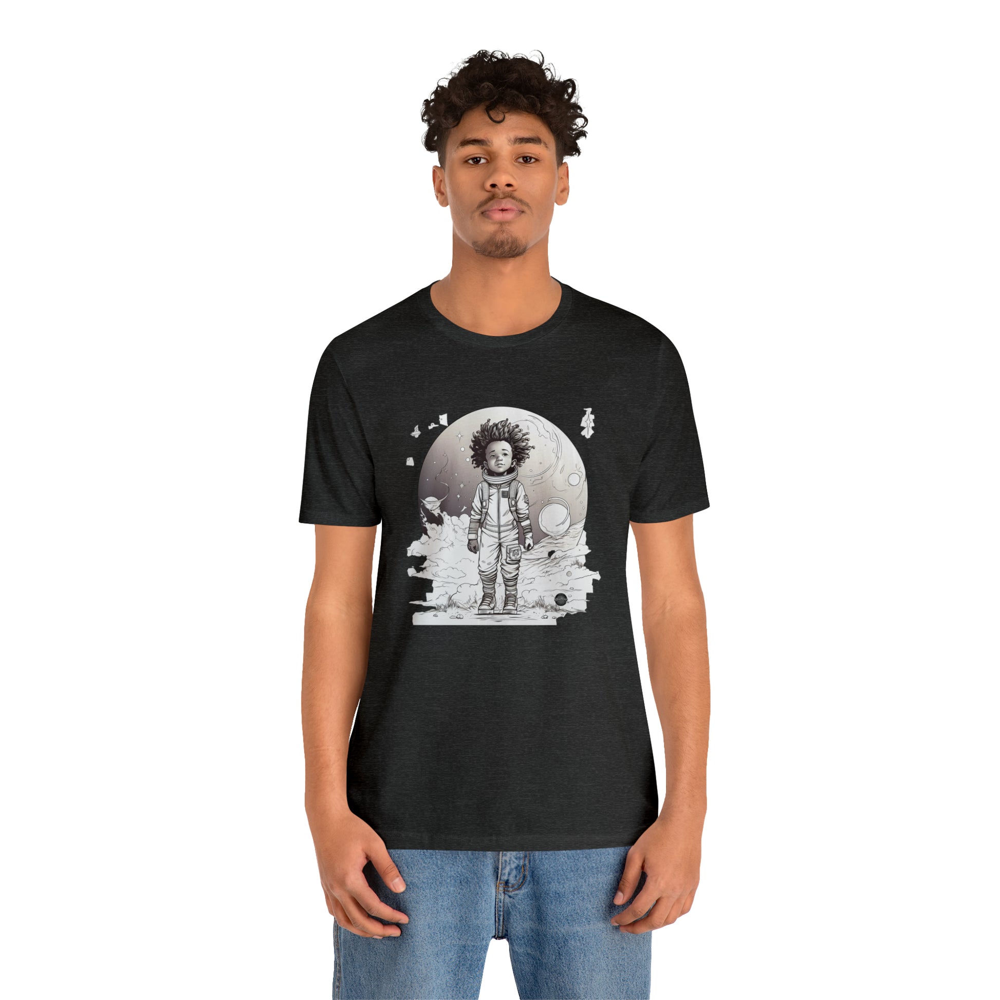 Space Cadet Unisex Jersey Short Sleeve Tee - Afro-MangaT-ShirtPrintify30987503607457958944