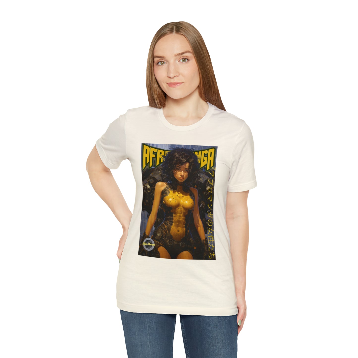 The Ladies of Afro Manga Unisex Jersey Short Sleeve Tee