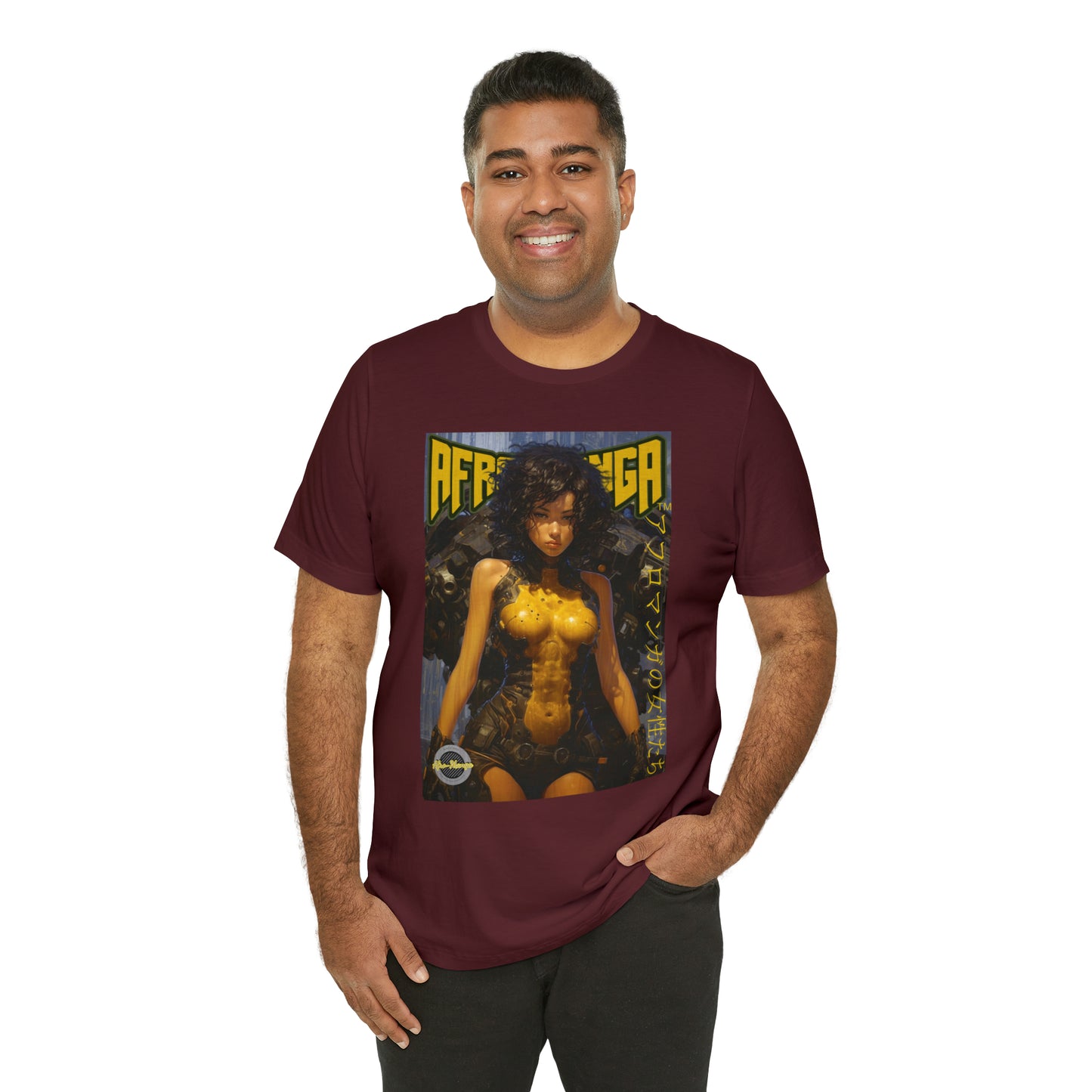 The Ladies of Afro Manga Unisex Jersey Short Sleeve Tee