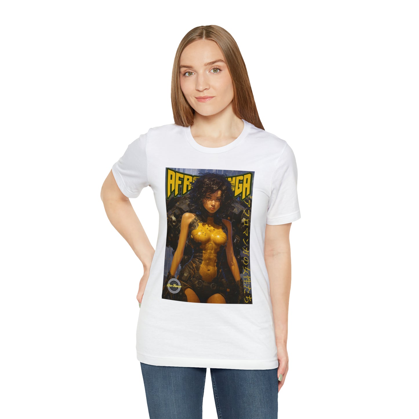 The Ladies of Afro Manga Unisex Jersey Short Sleeve Tee