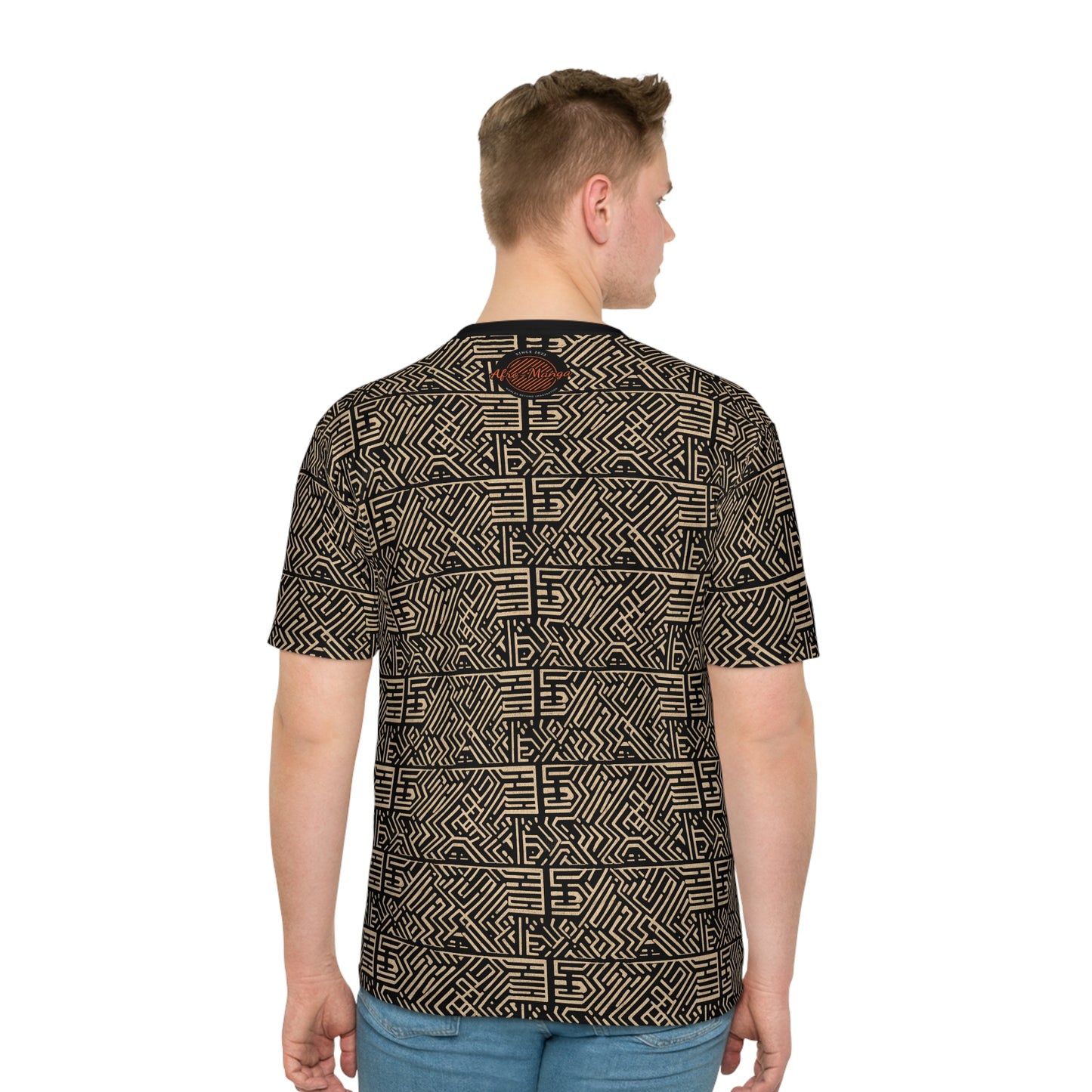 Modern Mud Cloth Men's Loose T-shirt