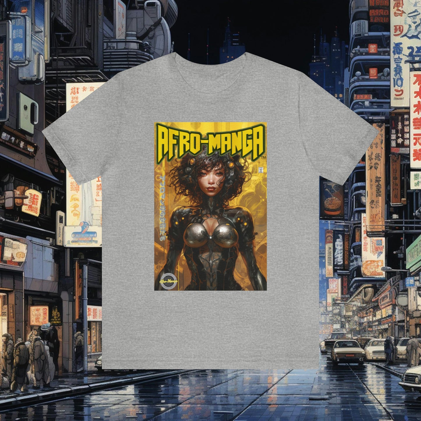 The Ladies of Afro-Manga Variant #1 Unisex Jersey Short Sleeve Tee