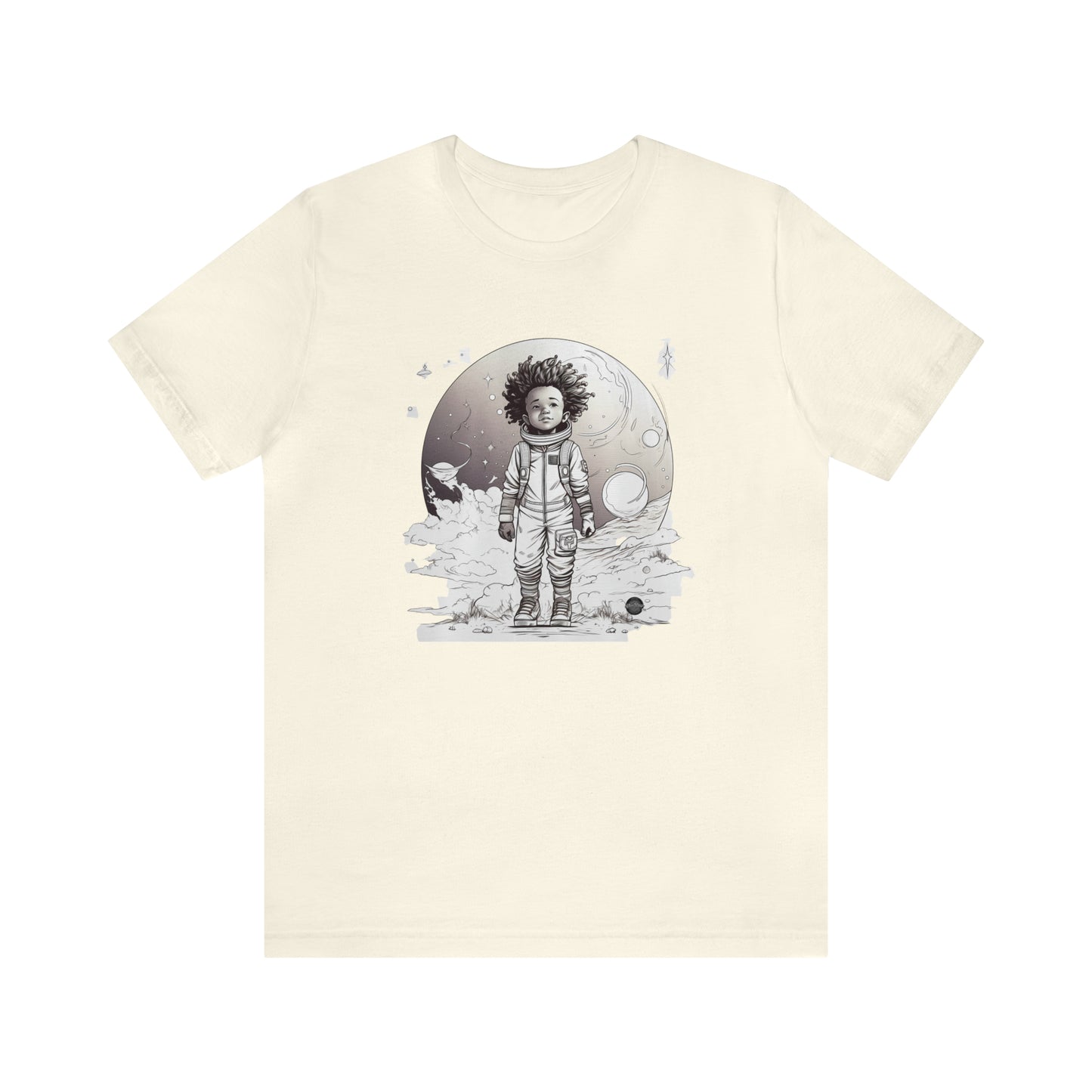 Space Cadet Unisex Jersey Short Sleeve Tee - Afro-MangaT-ShirtPrintify11609065740965762026