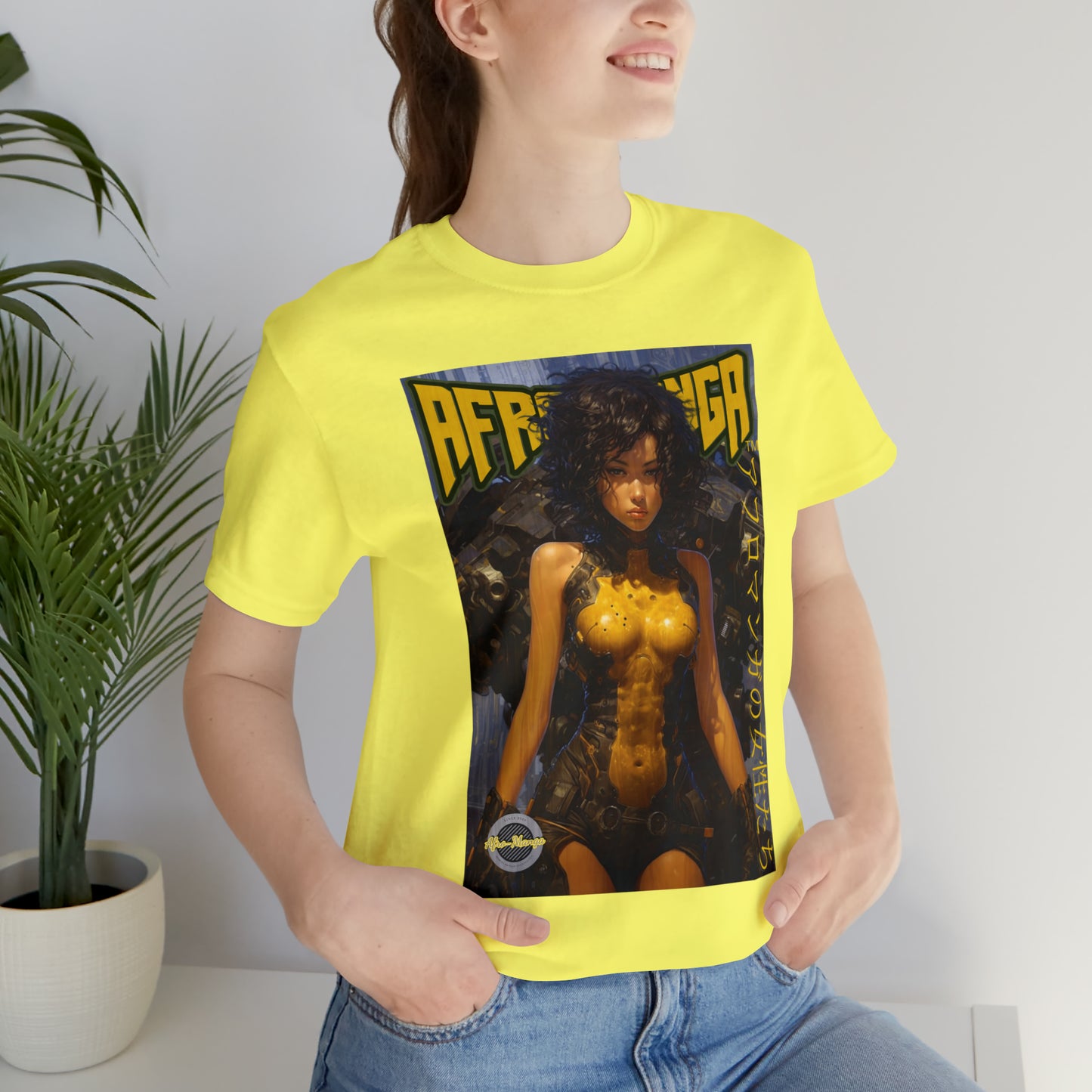 The Ladies of Afro Manga Unisex Jersey Short Sleeve Tee