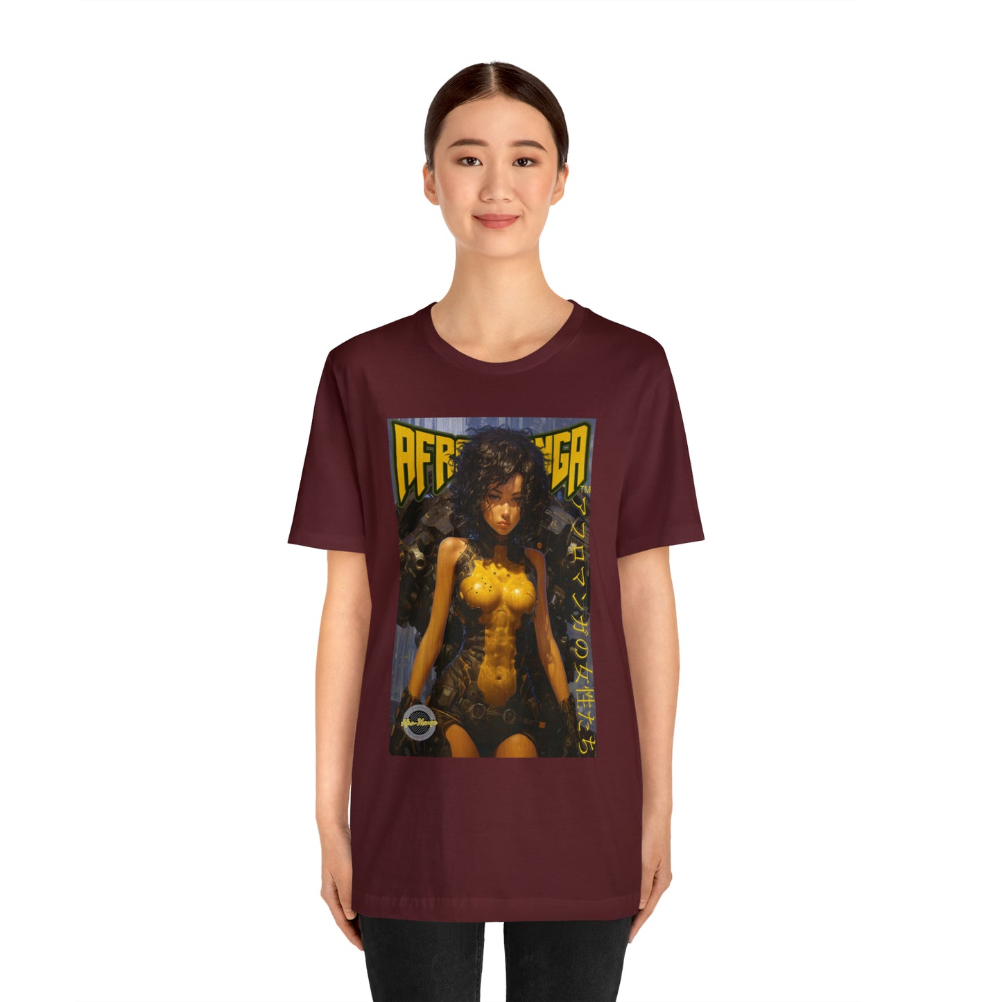 The Ladies of Afro Manga Unisex Jersey Short Sleeve Tee