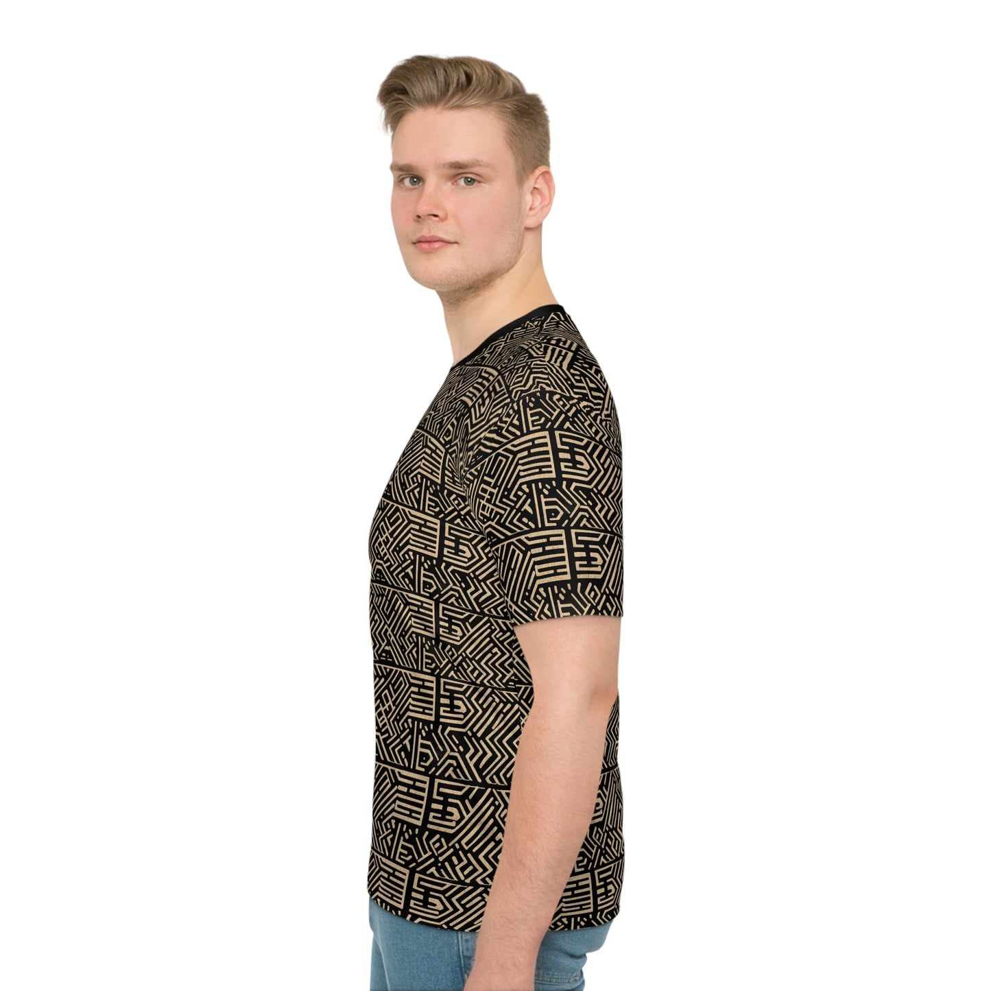 Modern Mud Cloth Men's Loose T-shirt