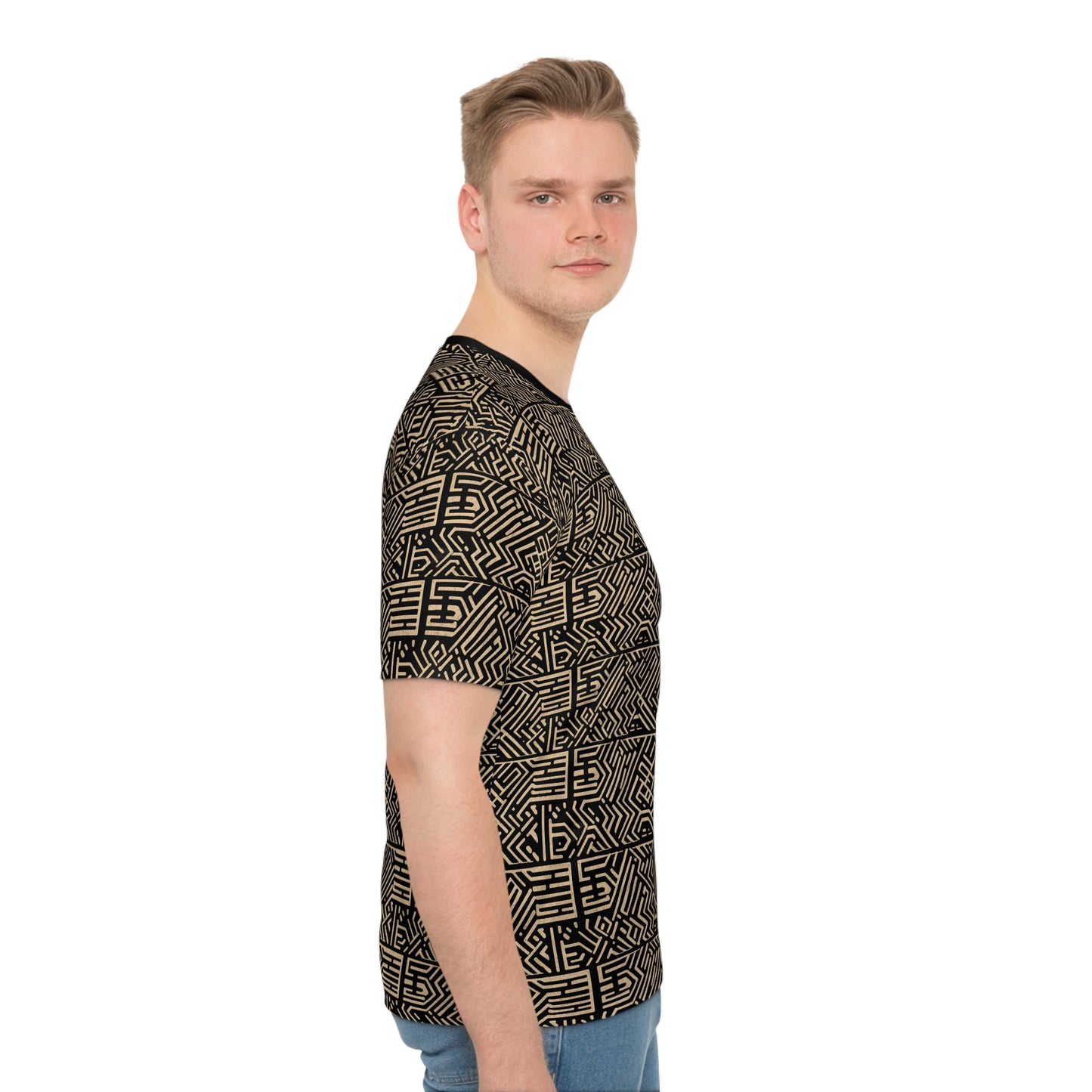 Modern Mud Cloth Men's Loose T-shirt