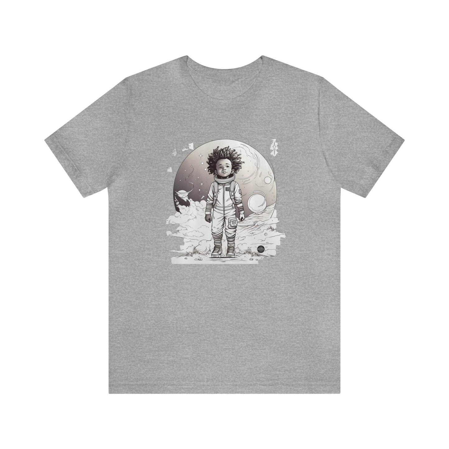 Space Cadet Unisex Jersey Short Sleeve Tee - Afro-MangaT-ShirtPrintify48280787071501980343