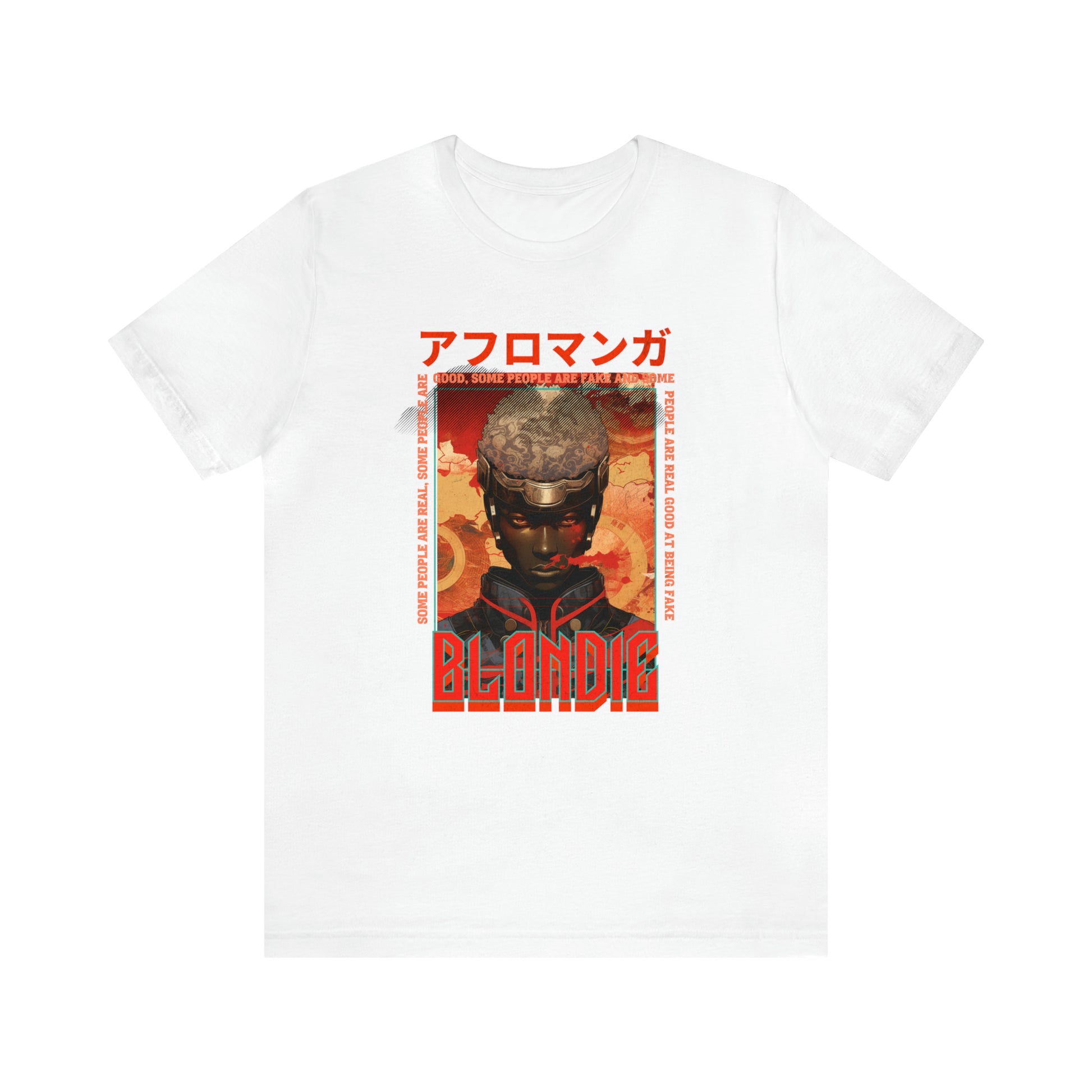 "Blondie" Unisex Jersey Short Sleeve Tee - Afro-Manga