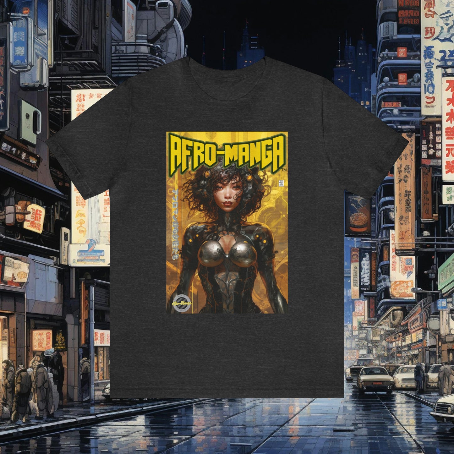 The Ladies of Afro-Manga Variant #1 Unisex Jersey Short Sleeve Tee