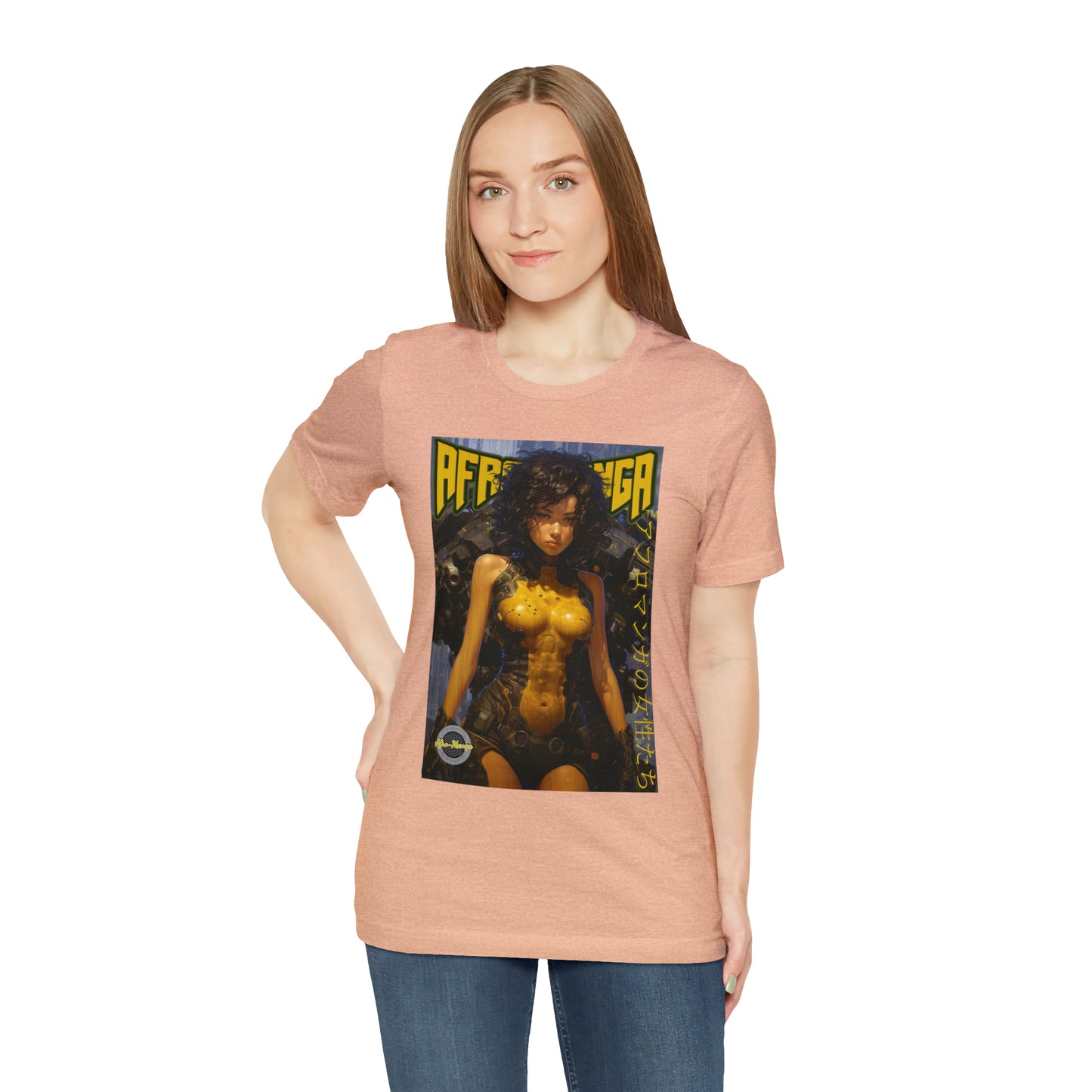 The Ladies of Afro Manga Unisex Jersey Short Sleeve Tee