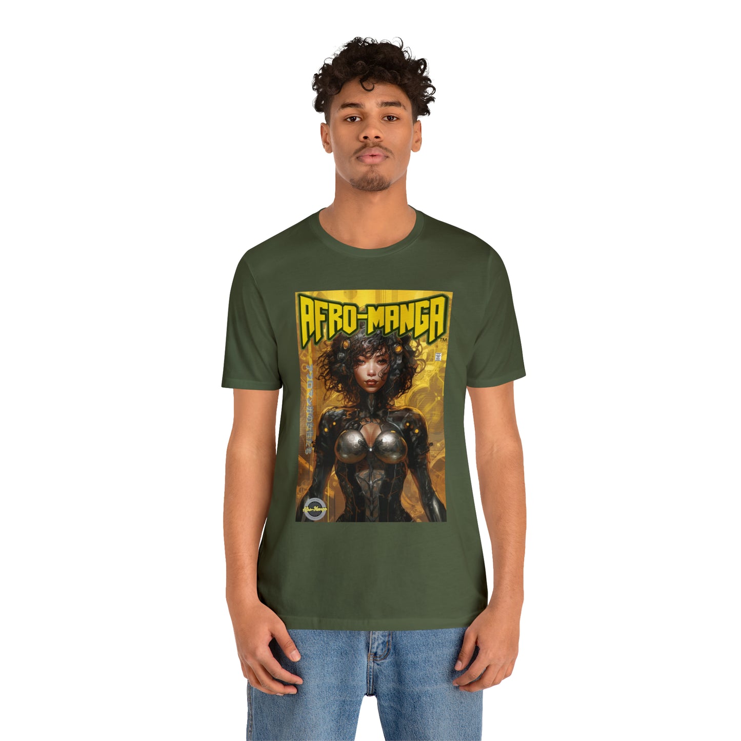 The Ladies of Afro-Manga Variant #1 Unisex Jersey Short Sleeve Tee