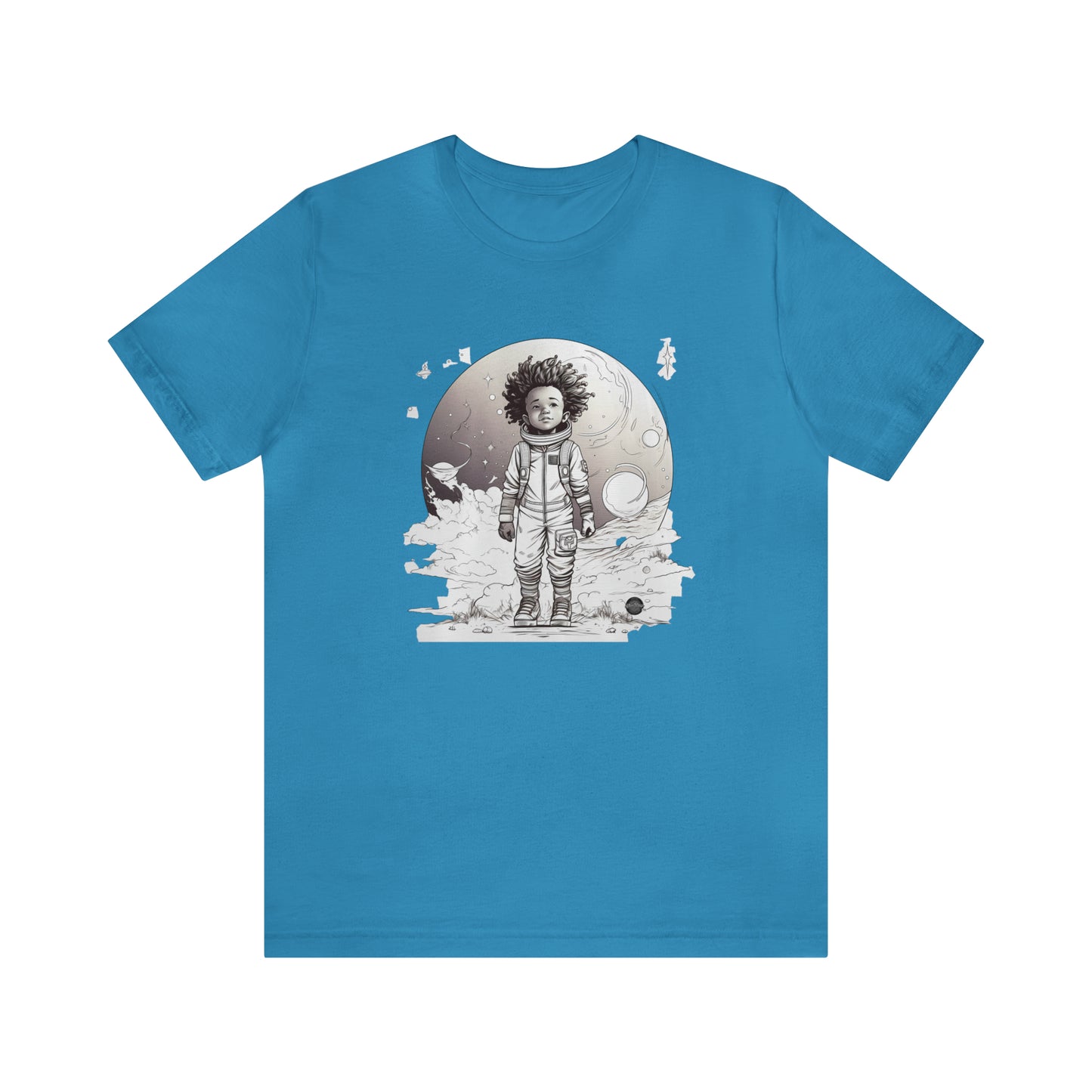 Space Cadet Unisex Jersey Short Sleeve Tee - Afro-MangaT-ShirtPrintify29582638558864230542