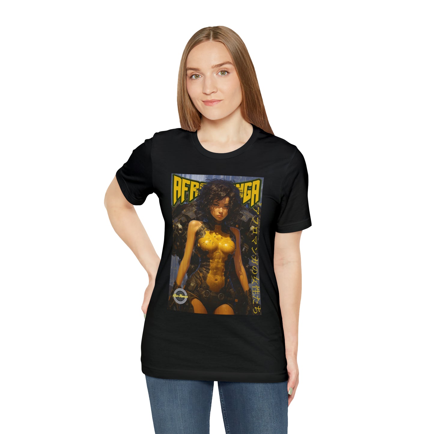 The Ladies of Afro Manga Unisex Jersey Short Sleeve Tee