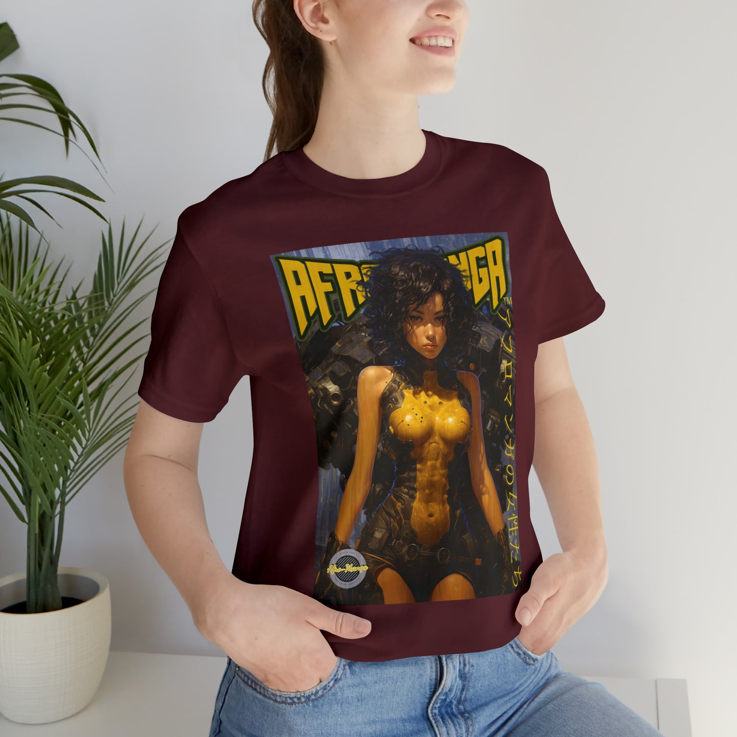 The Ladies of Afro Manga Unisex Jersey Short Sleeve Tee