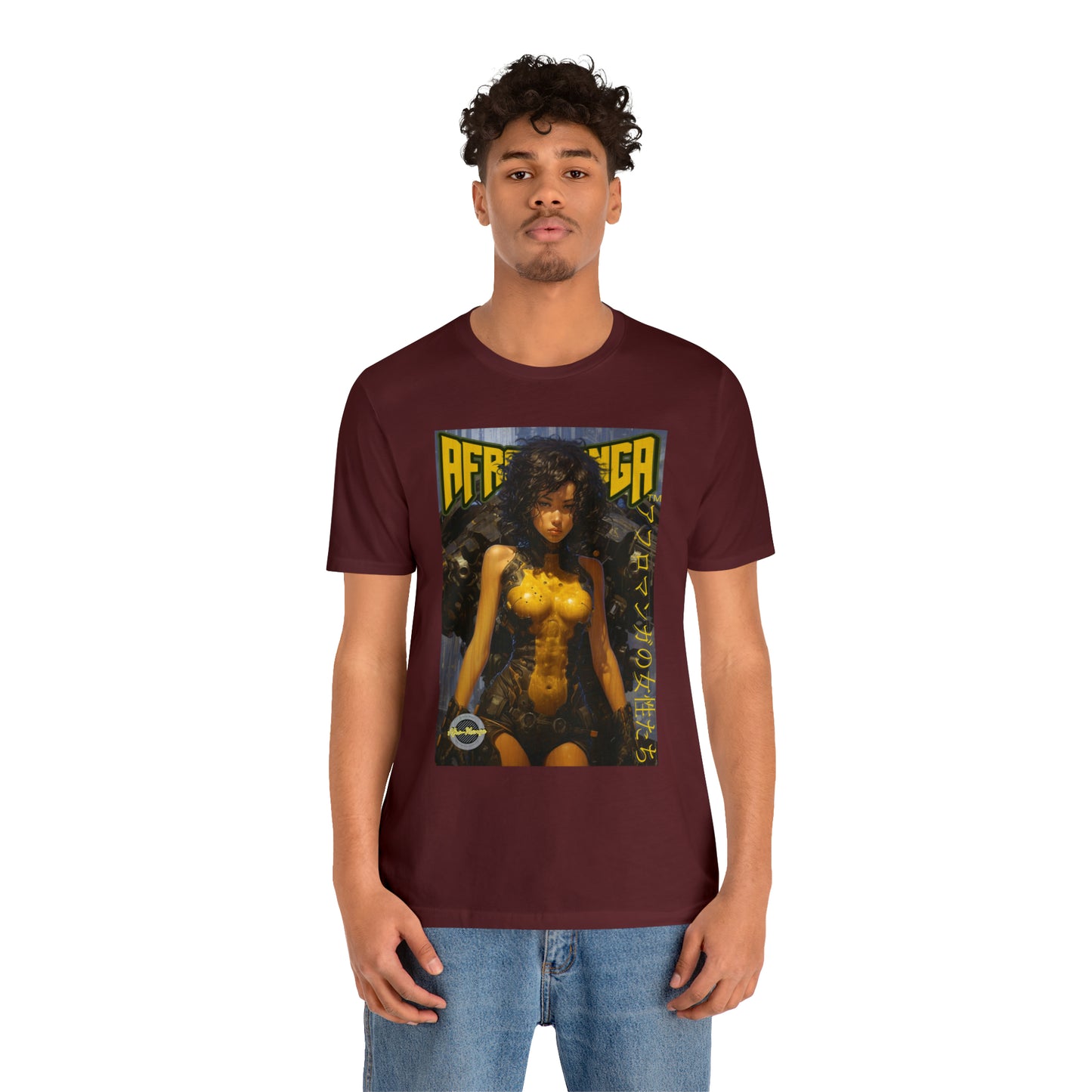 The Ladies of Afro Manga Unisex Jersey Short Sleeve Tee