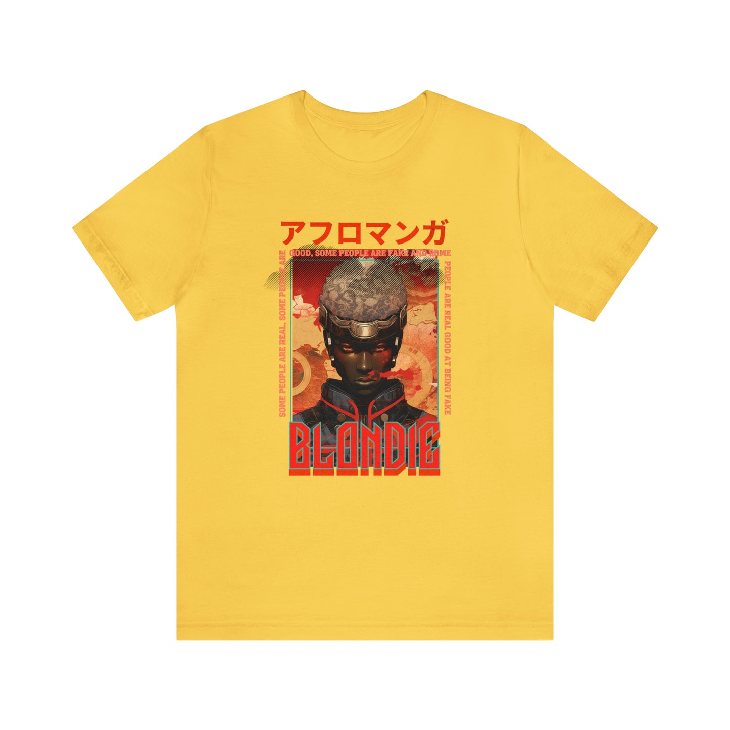 "Blondie" Unisex Jersey Short Sleeve Tee - Afro-Manga