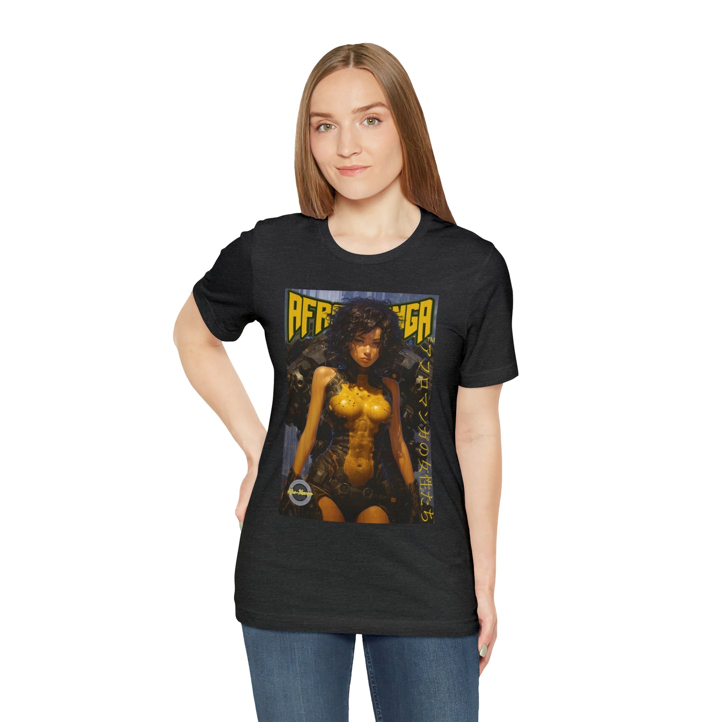 The Ladies of Afro Manga Unisex Jersey Short Sleeve Tee