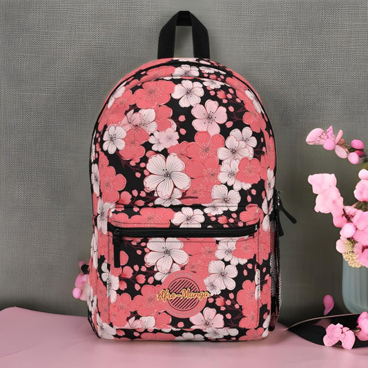 Cherry Blossoms Backpack - Afro-Manga