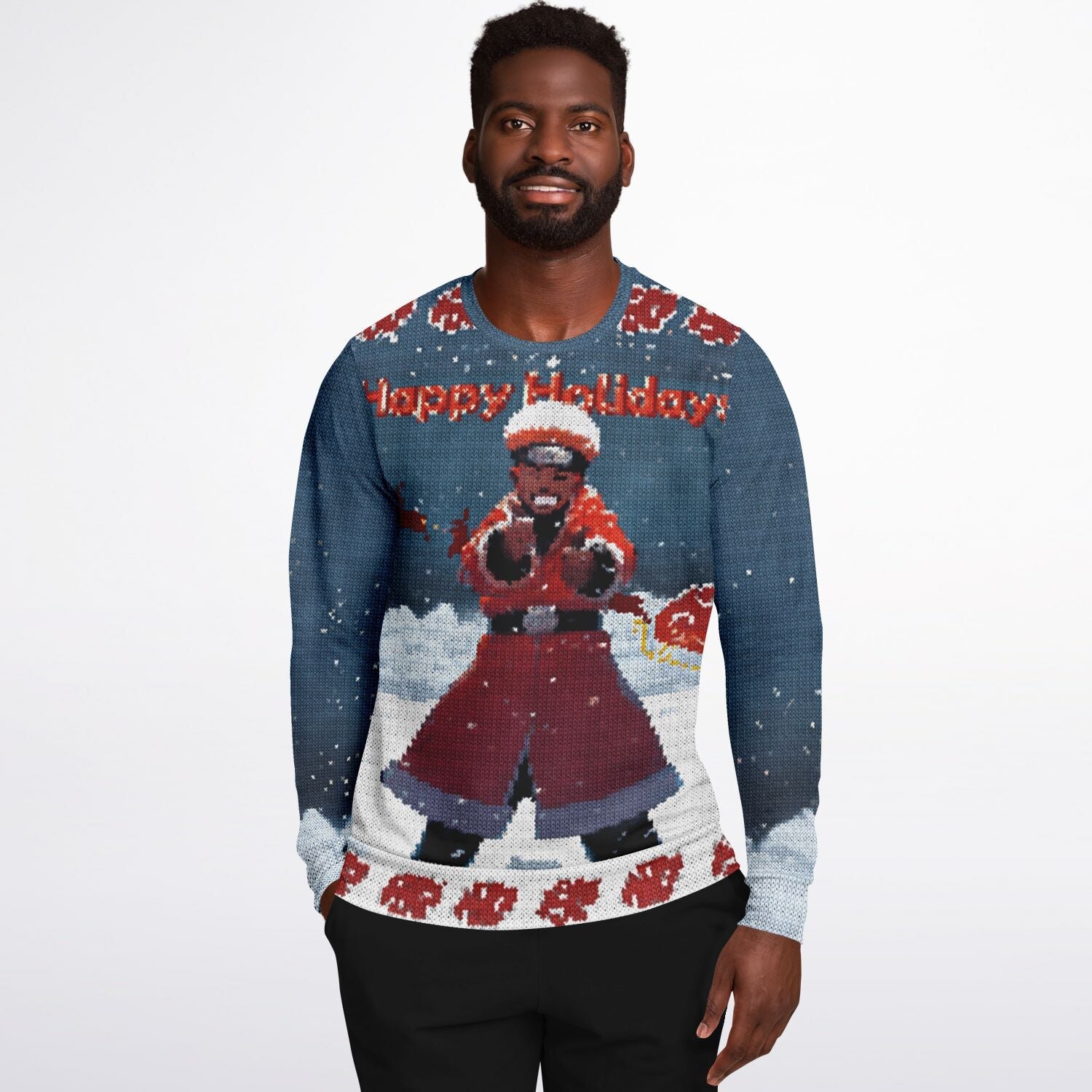 "Cloud Clan Ugly X-Mas" Sweatshirt - Afro-Manga