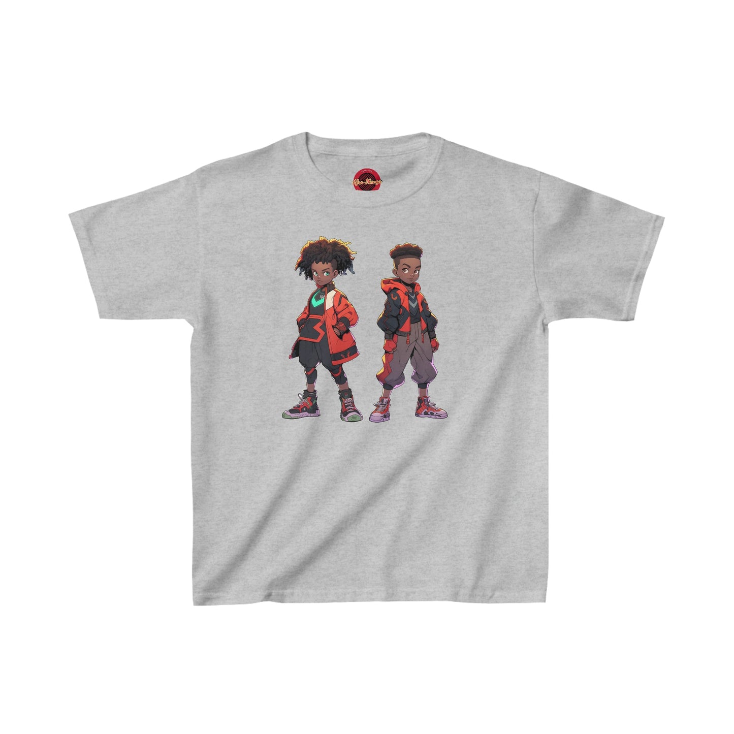 EJ and Leandro Kid's Heavy Cotton™ Tee - Afro-Manga