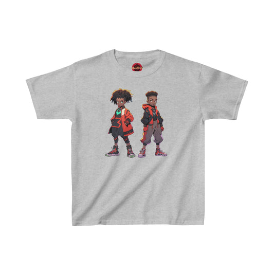 EJ and Leandro Kid's Heavy Cotton™ Tee - Afro-Manga