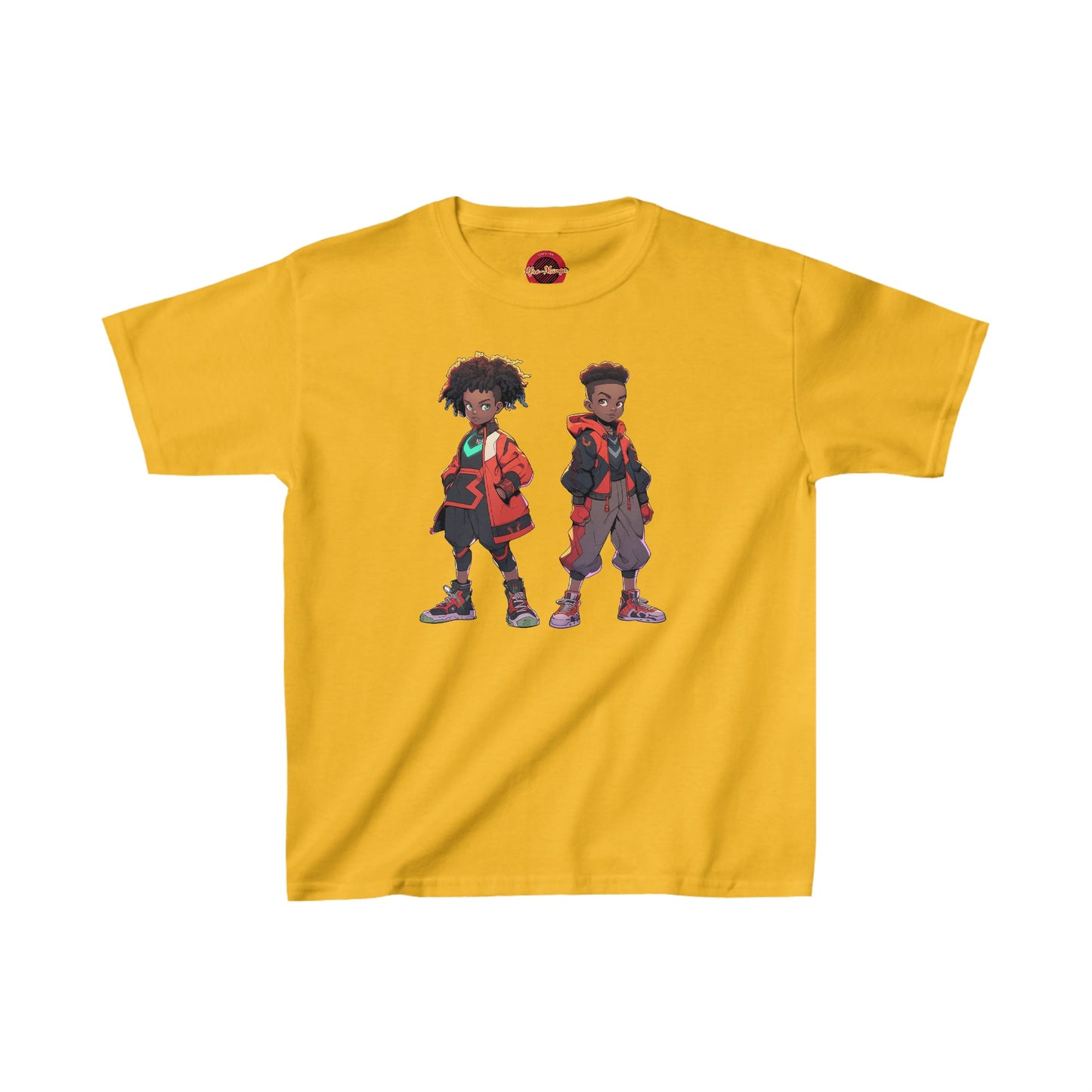 EJ and Leandro Kid's Heavy Cotton™ Tee - Afro-Manga