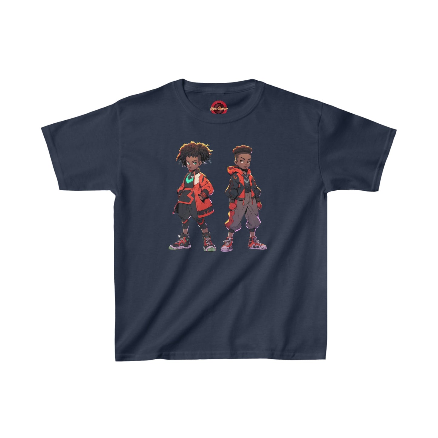 EJ and Leandro Kid's Heavy Cotton™ Tee - Afro-Manga