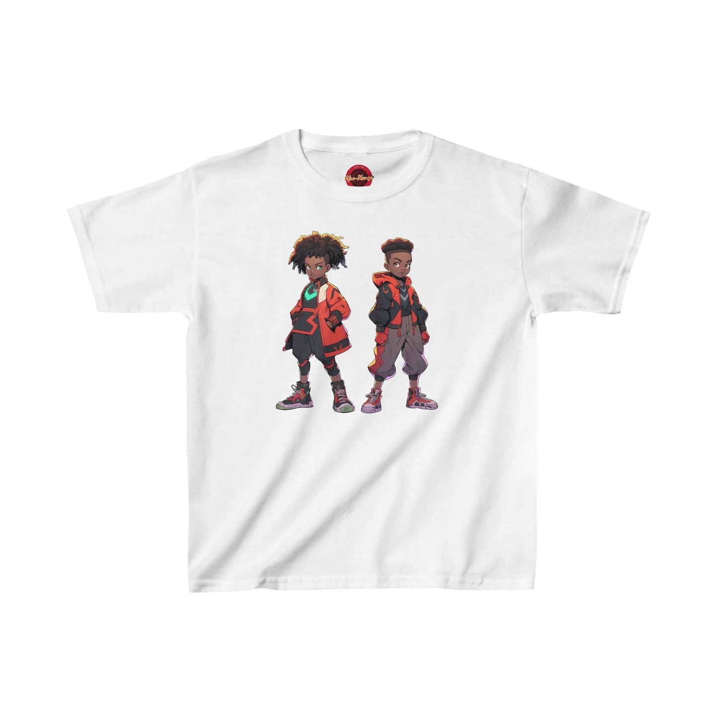 EJ and Leandro Kid's Heavy Cotton™ Tee - Afro-Manga