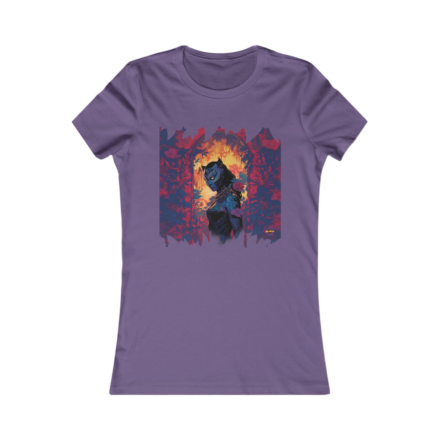 Lady Panther Women's Favorite Tee - Afro-Manga