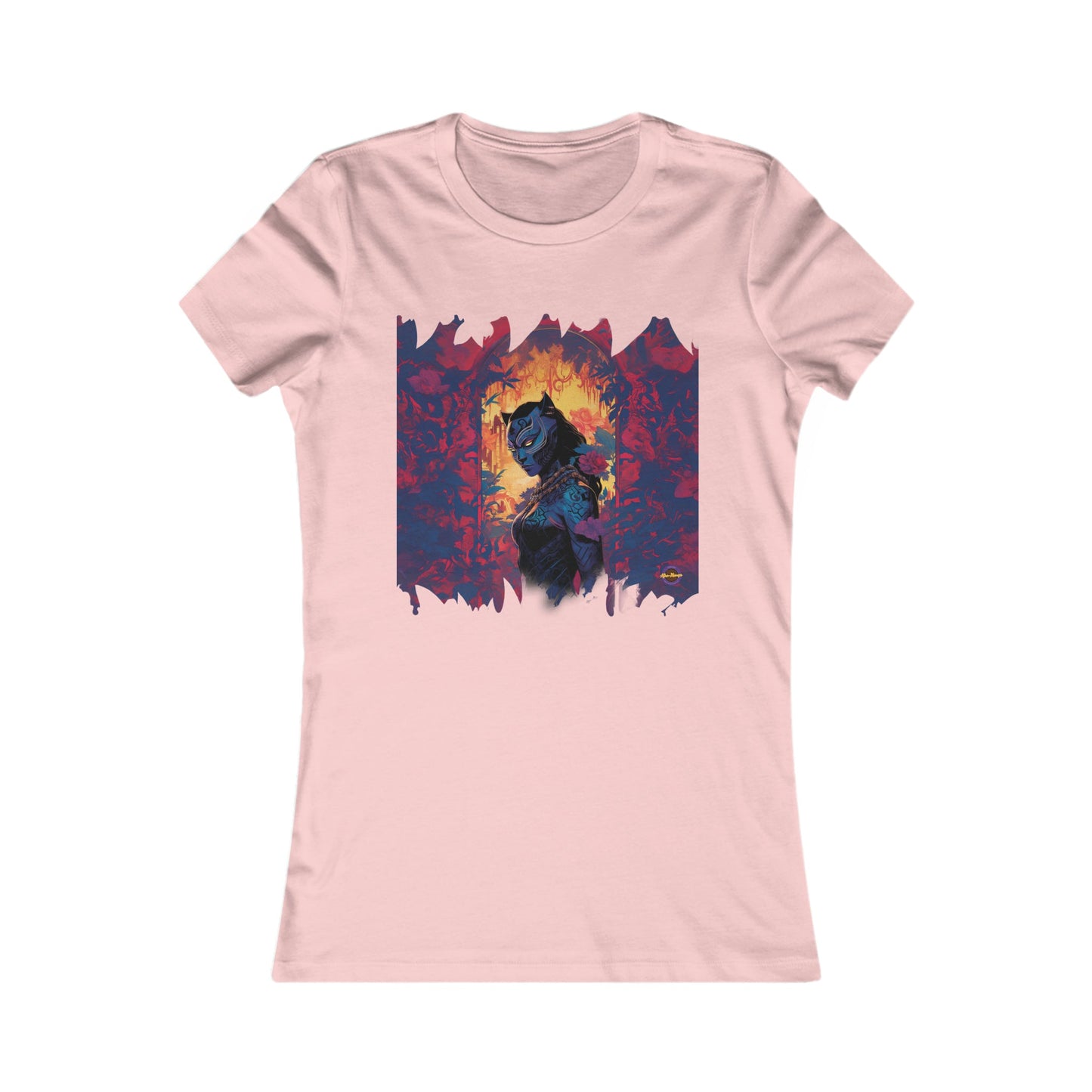 Lady Panther Women's Favorite Tee - Afro-Manga