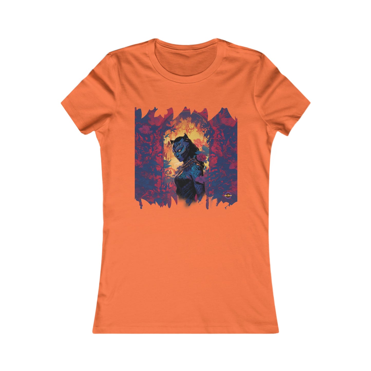 Lady Panther Women's Favorite Tee - Afro-Manga