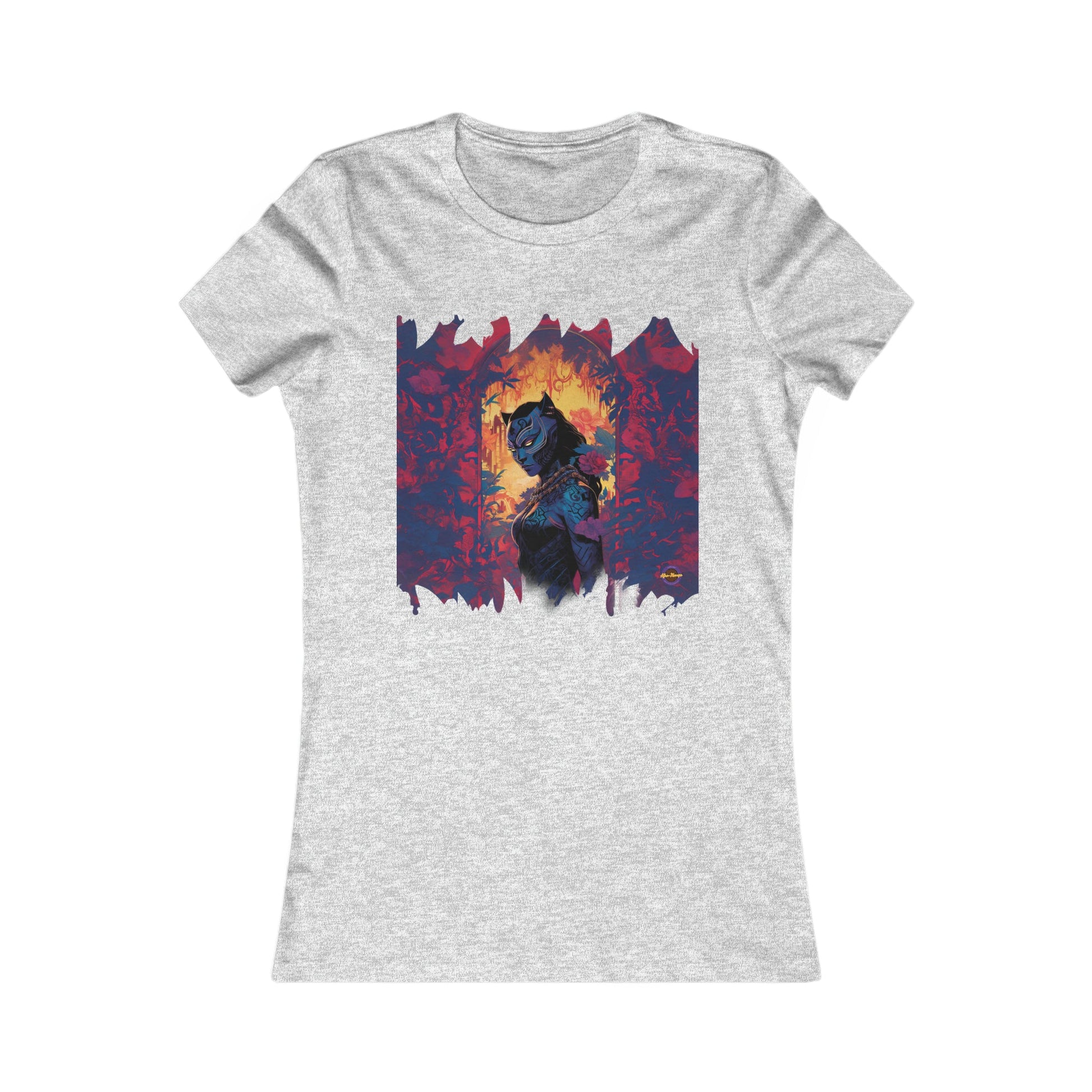 Lady Panther Women's Favorite Tee - Afro-Manga