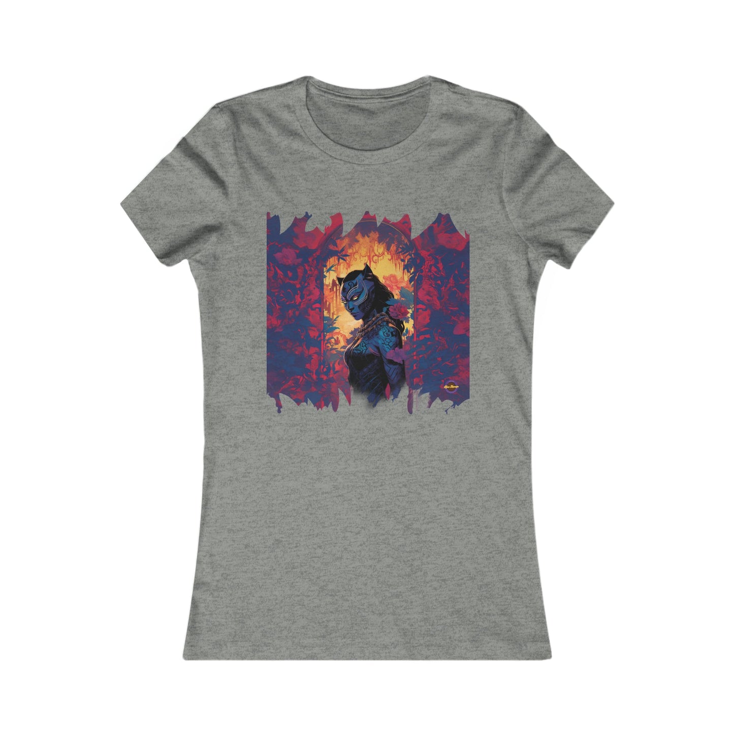 Lady Panther Women's Favorite Tee - Afro-Manga