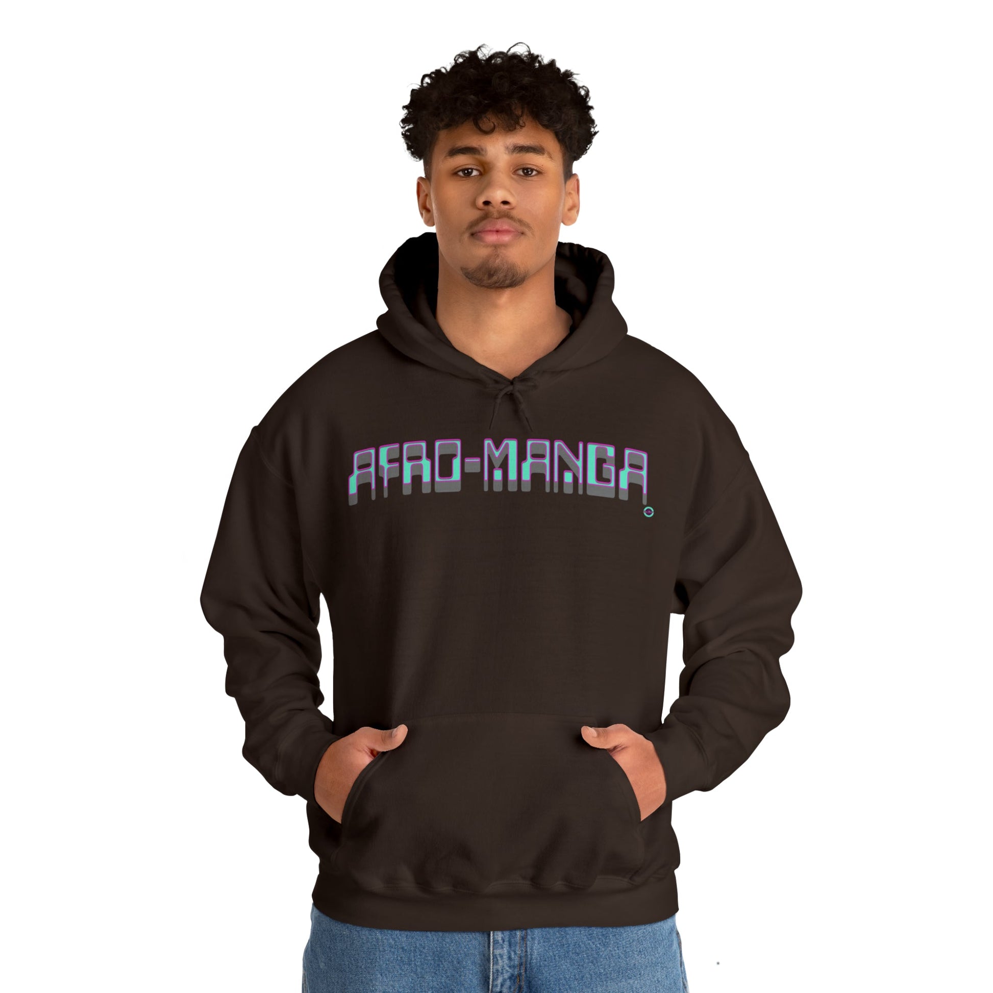 LOCS - K7 Unisex Heavy Blend™ Hooded Sweatshirt - Afro-Manga