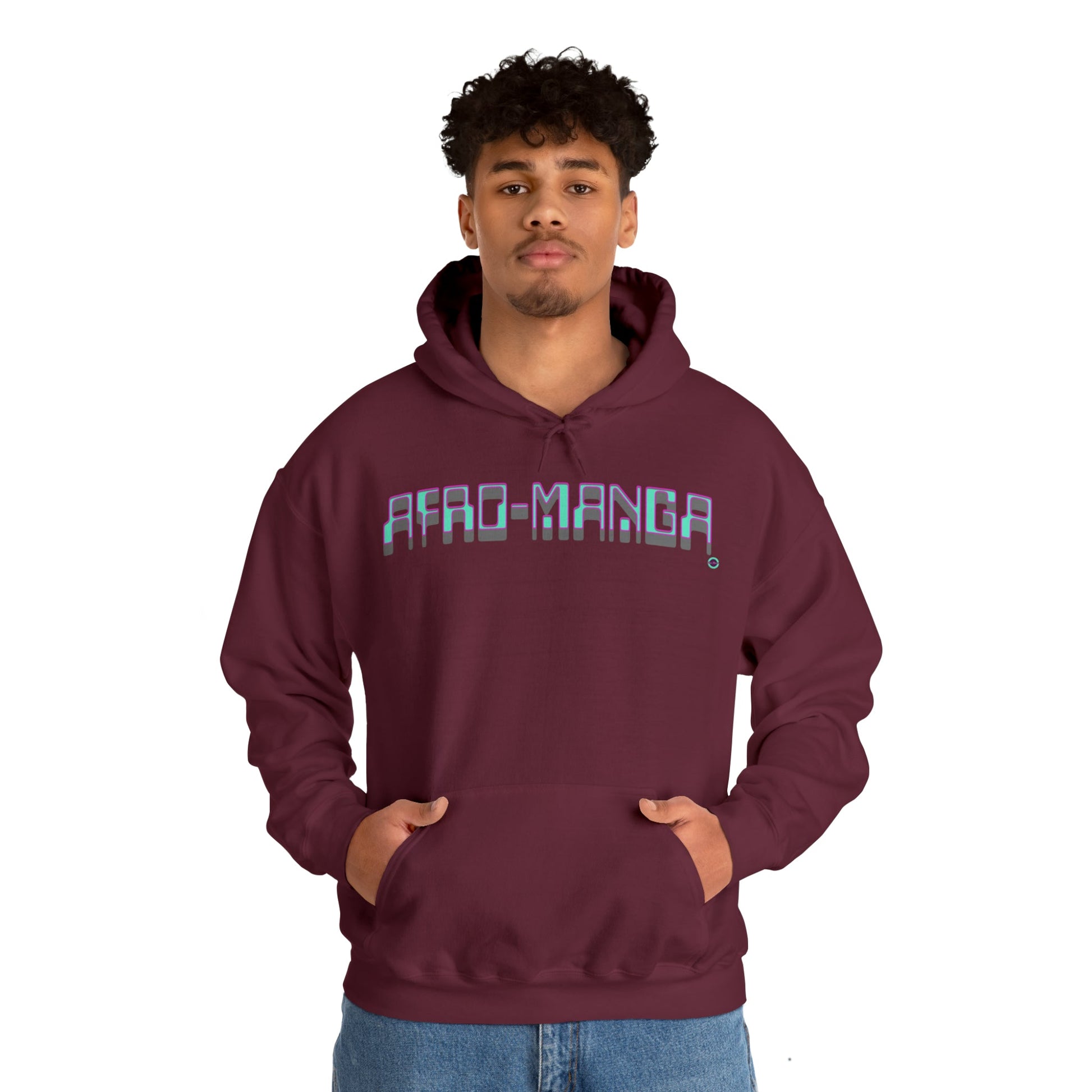 LOCS - K7 Unisex Heavy Blend™ Hooded Sweatshirt - Afro-Manga