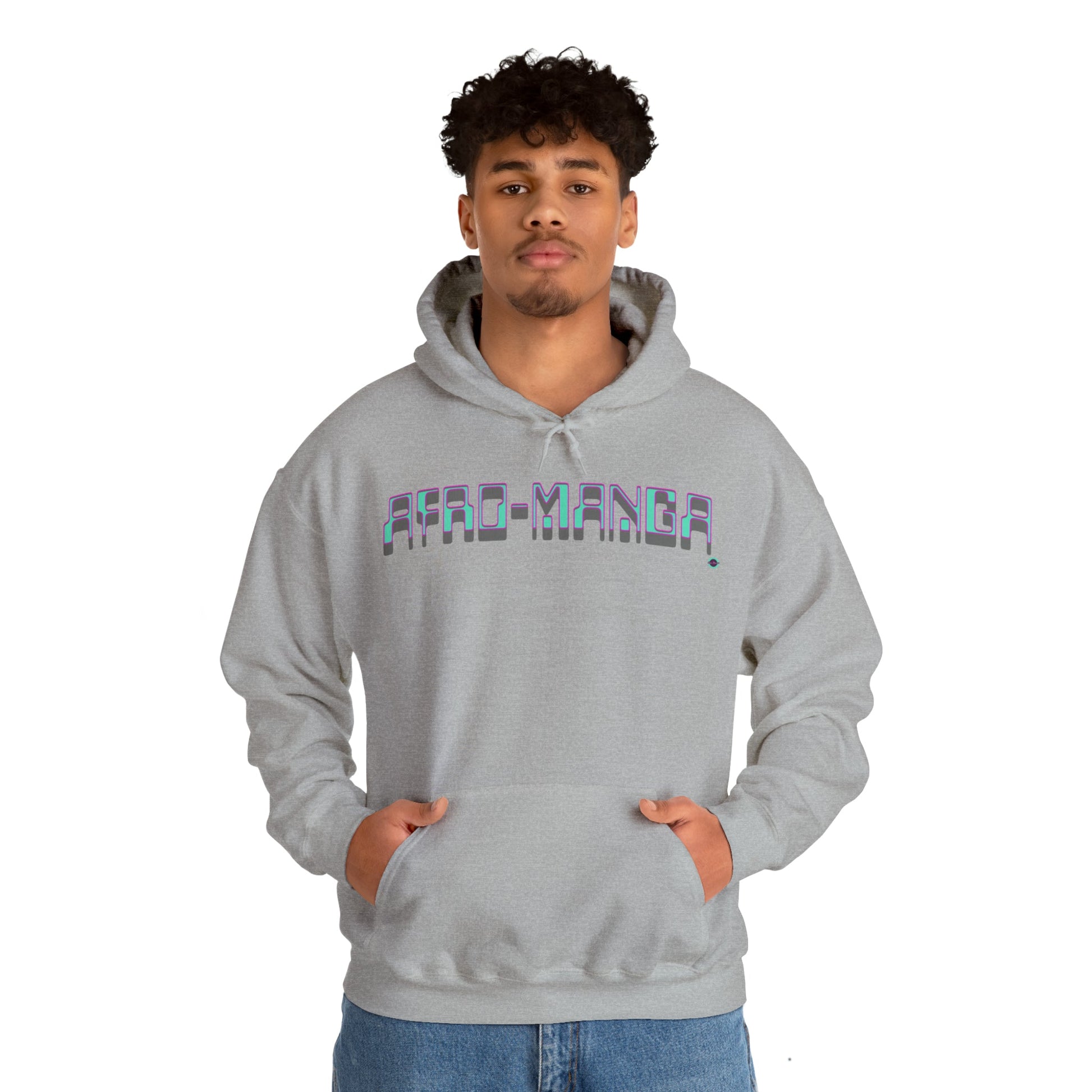 LOCS - K7 Unisex Heavy Blend™ Hooded Sweatshirt - Afro-Manga