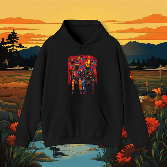 Los Gemelos Unisex Heavy Blend™ Hooded Sweatshirt - Afro-Manga