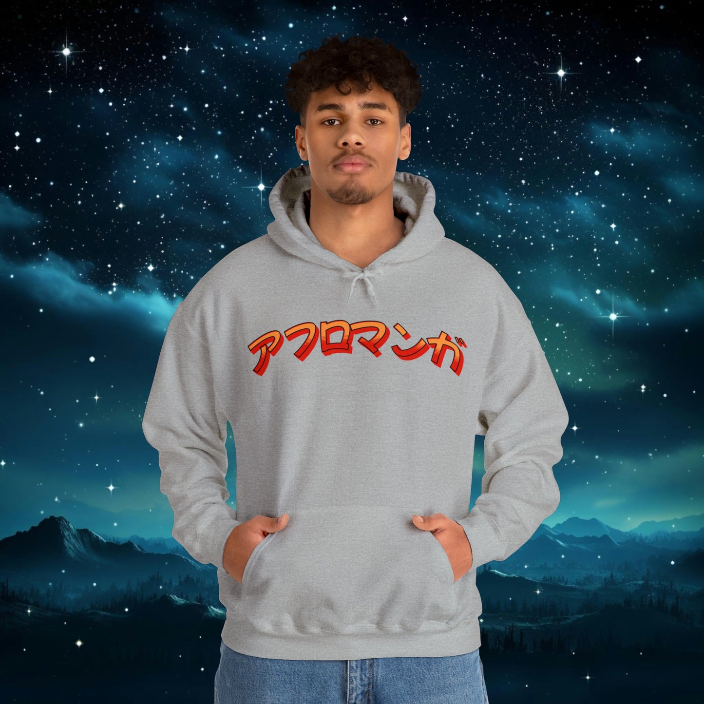 Oni Hooded Sweatshirt - Afro-Manga