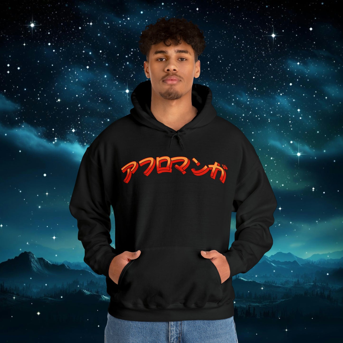 Oni Hooded Sweatshirt - Afro-Manga