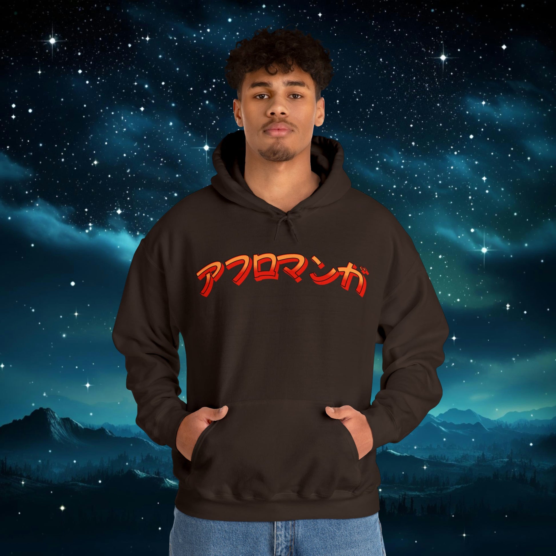 Oni Hooded Sweatshirt - Afro-Manga