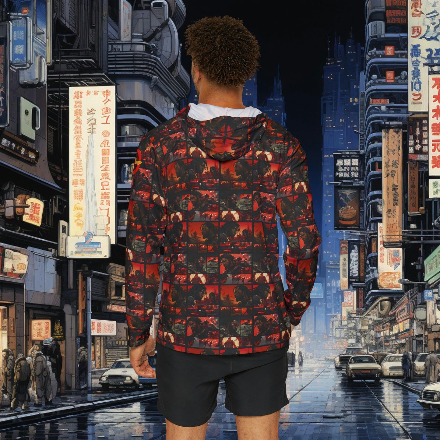 Robot Wars Sports Performance Hoodie - Afro-Manga