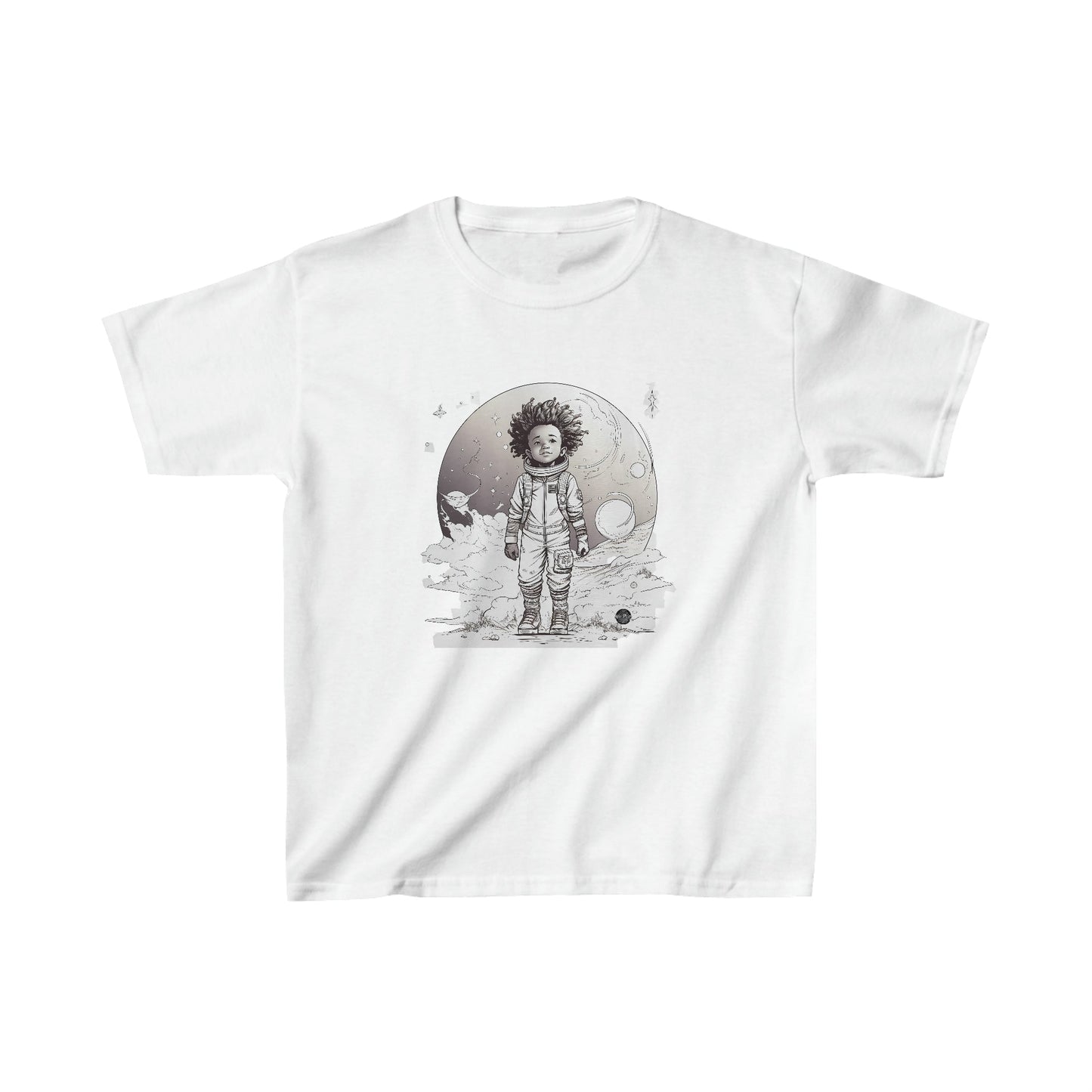 Space Cadet Kid's Heavy Cotton™ Tee - Afro-Manga