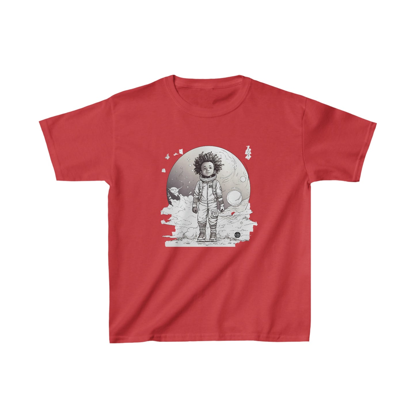 Space Cadet Kid's Heavy Cotton™ Tee - Afro-Manga