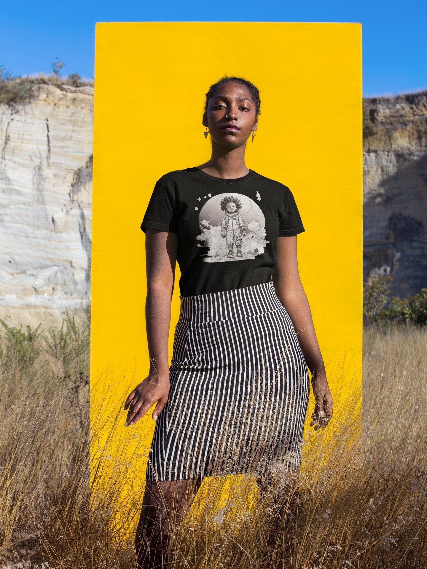 Space Cadet Unisex Jersey Short Sleeve Tee - Afro-Manga