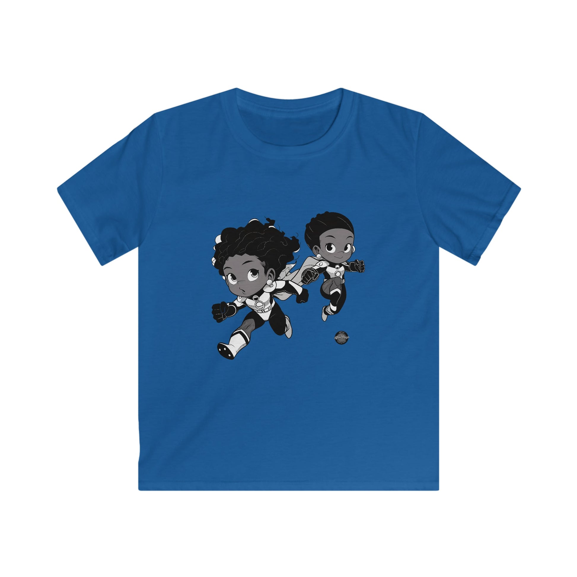 Superhero Gals Kid's Softstyle Tee - Afro-Manga