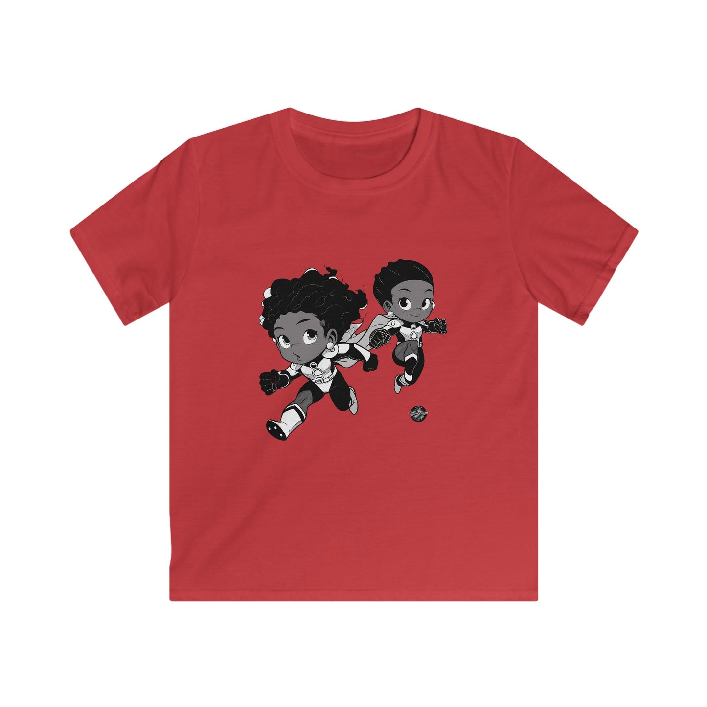 Superhero Gals Kid's Softstyle Tee - Afro-Manga