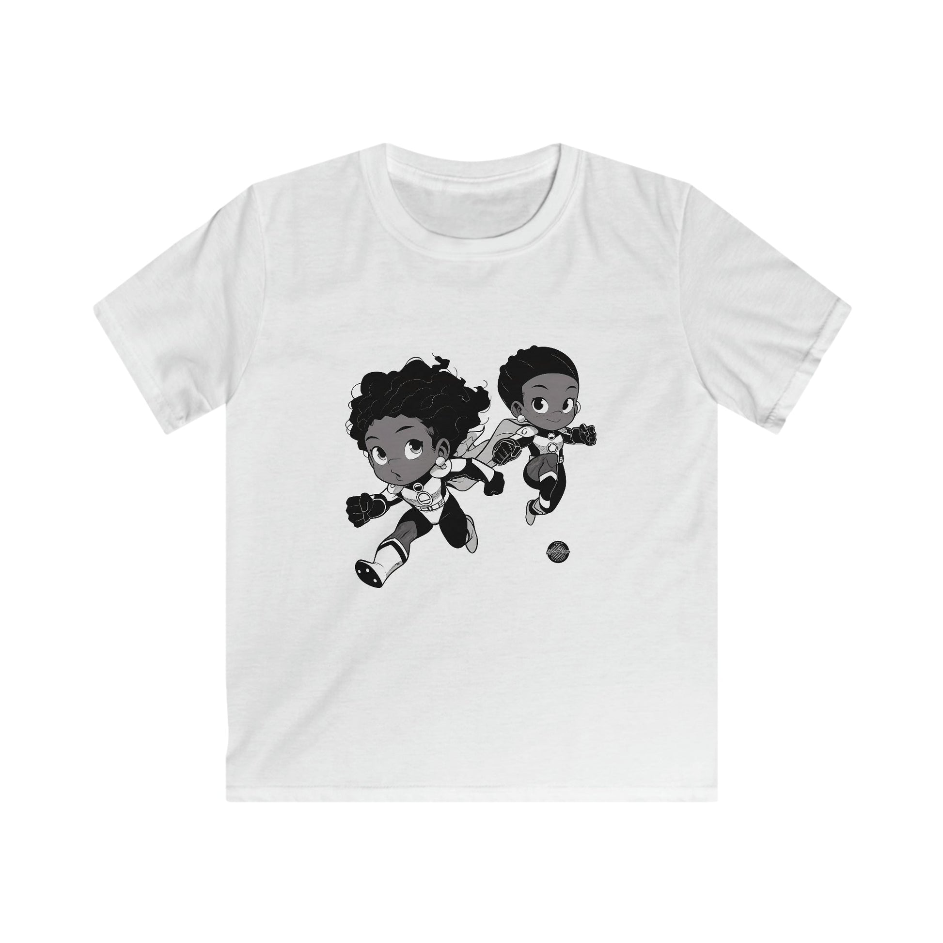 Superhero Gals Kid's Softstyle Tee - Afro-Manga