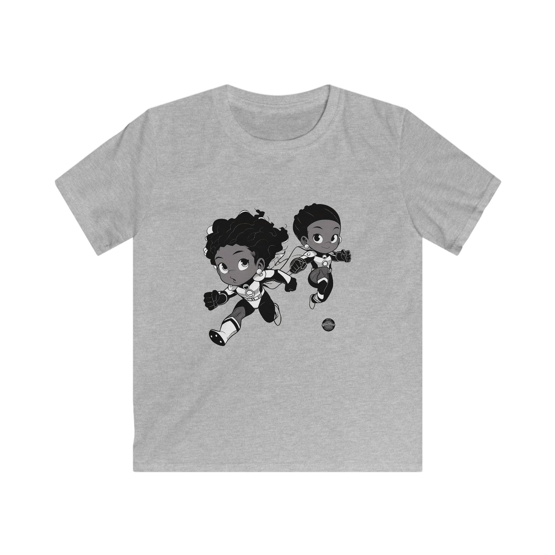 Superhero Gals Kid's Softstyle Tee - Afro-Manga